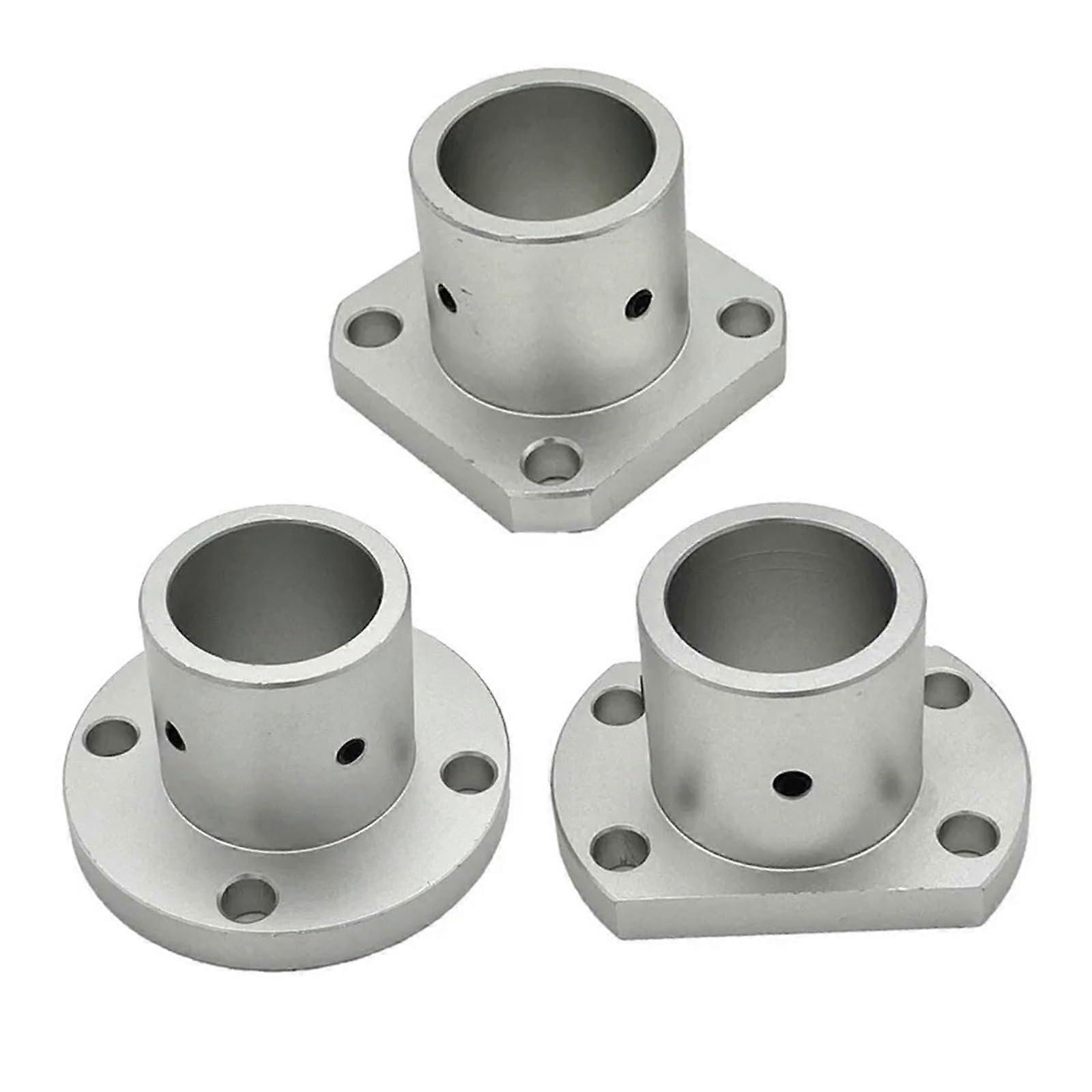 12mm Linear Shaft Support Bracket Round Seat Flange Mount Optical Axis Holder for Easy Install