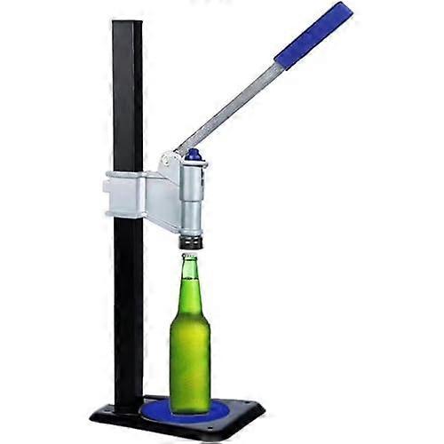 Beer Bottle Capping Machine with Adjustable Height, NonSlip Base and Stainless Steel Crown Capper