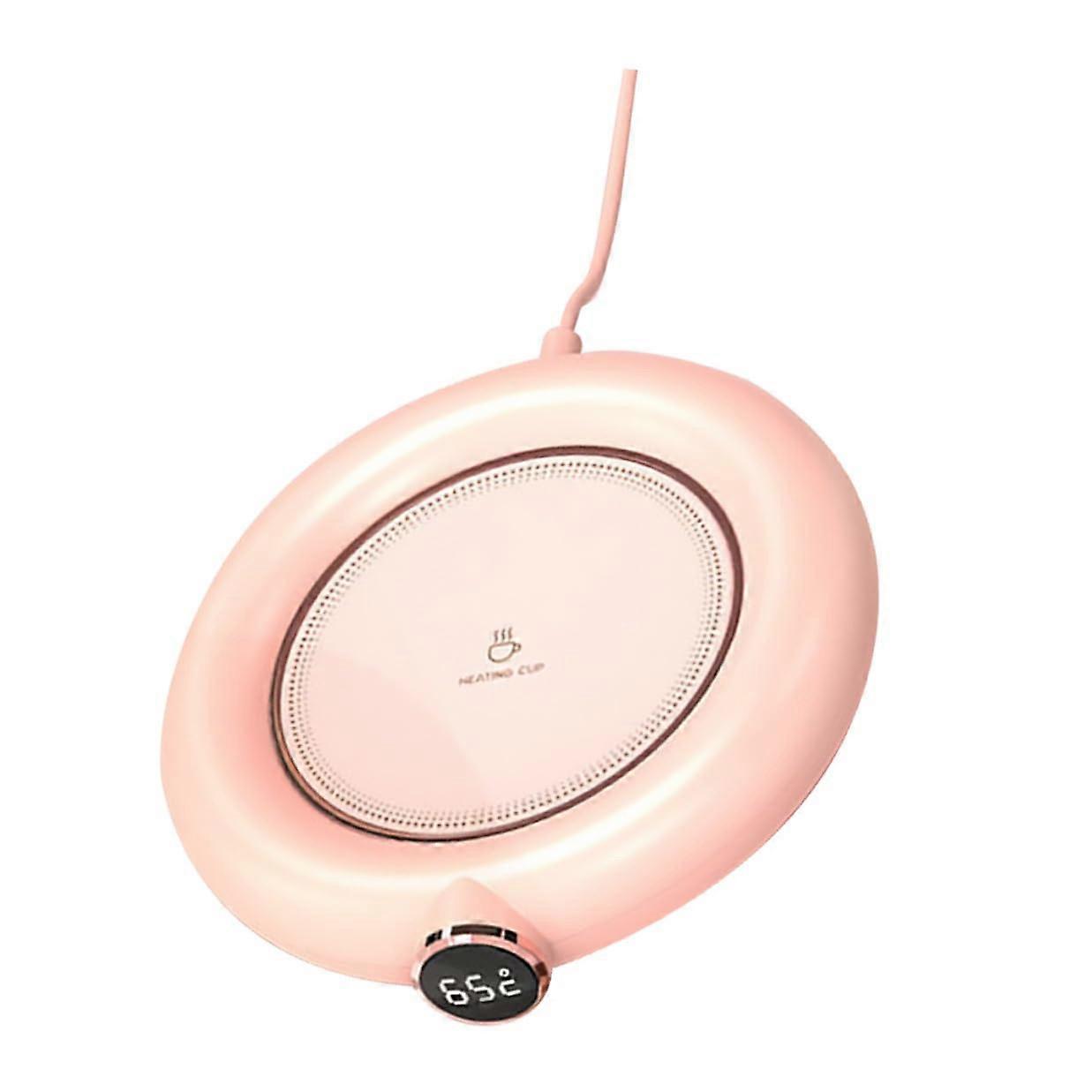 USB Coffee Mug Warmer with Adjustable Temperature for Desk Tea and Beverage Heating Rose