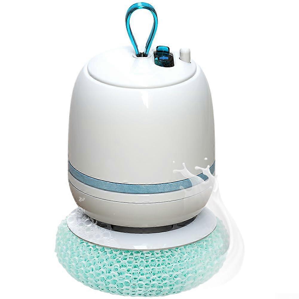Wireless Electric Dish Scrubber with Automatic Soap Dispensing, USB Rechargeable 360° Kitchen Cleaner