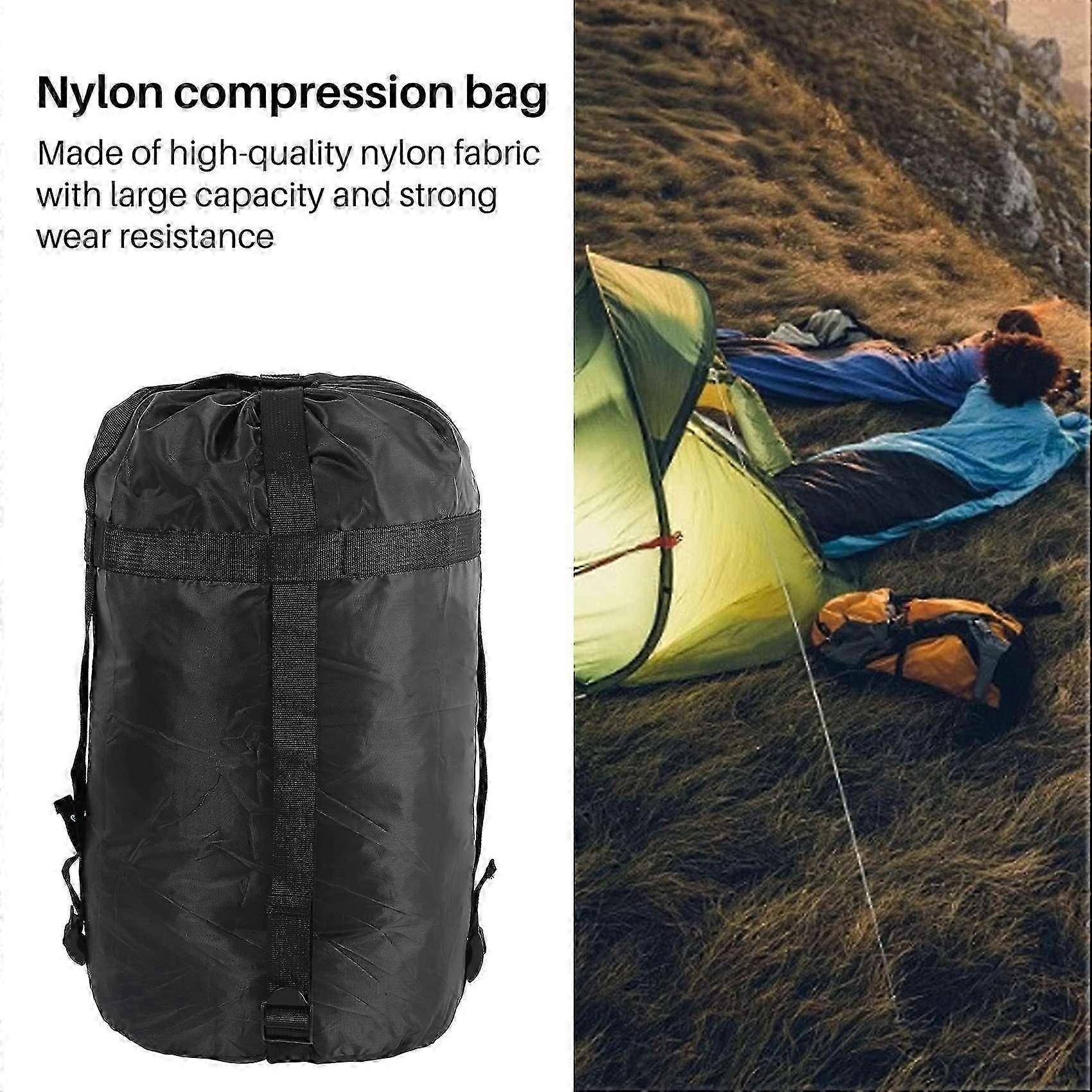 Nylon compression bags for sleeping bags