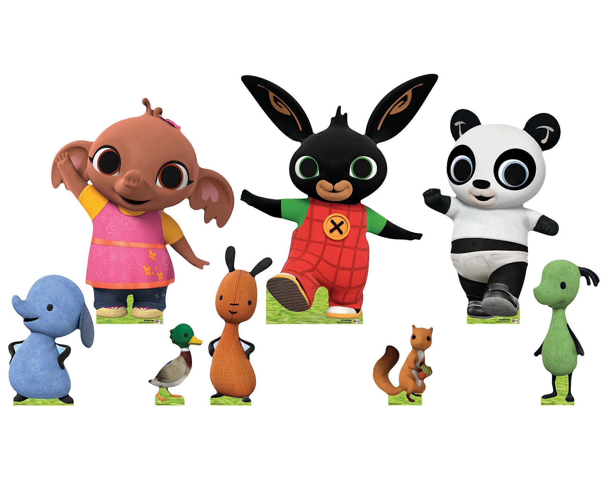 Bing, Sula and Pando from Bing Cardboard Cutout Multi Pack