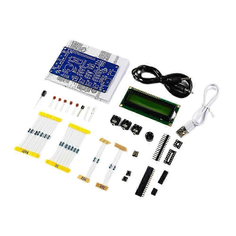 Upgraded CW Morse Code Decoder DIY Kit with Digital LCD CW Trainer Morse Code Decoder DIY Electronic Component Kit