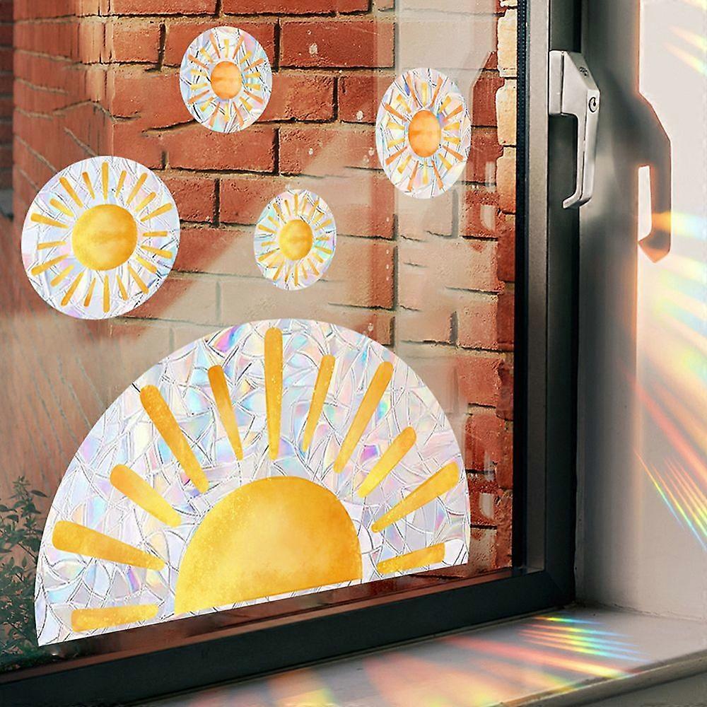 Waterproof PVC Window Stickers Window Decorations Sun 400x300x0.1mm