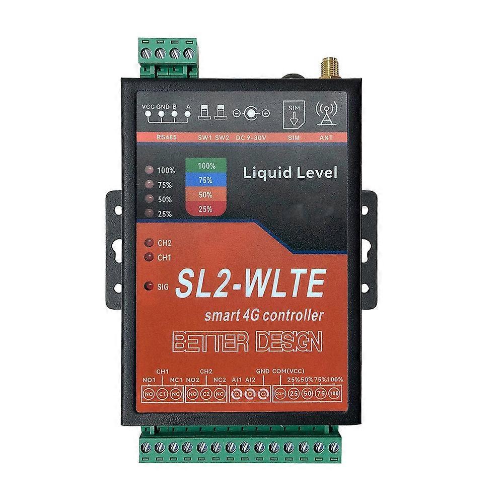Water Level Controller with Dual Outputs, 4G Network, APP, Computer Remote Control, Alarm, Anti-Dry Burning, Timer