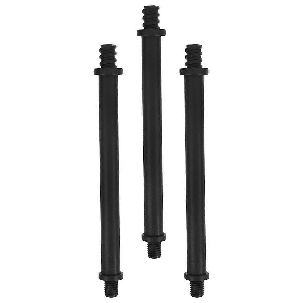 Sturdy Plastic Toilet Brush Handle Replacement with Grip 3Pcs Set