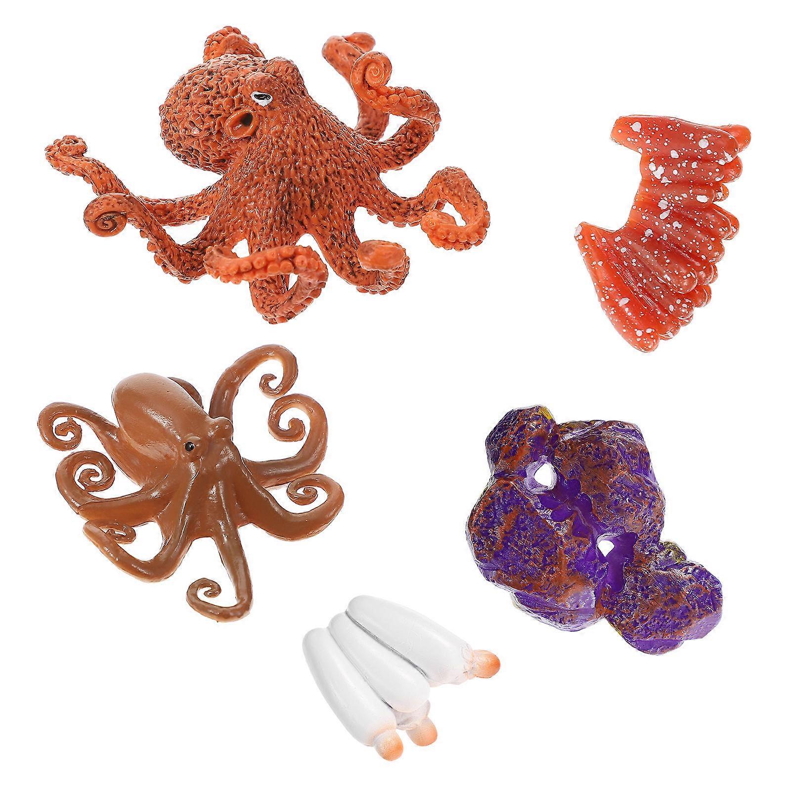 Simulation Octopus Model for Kids Playing with 1Set Plastic Material