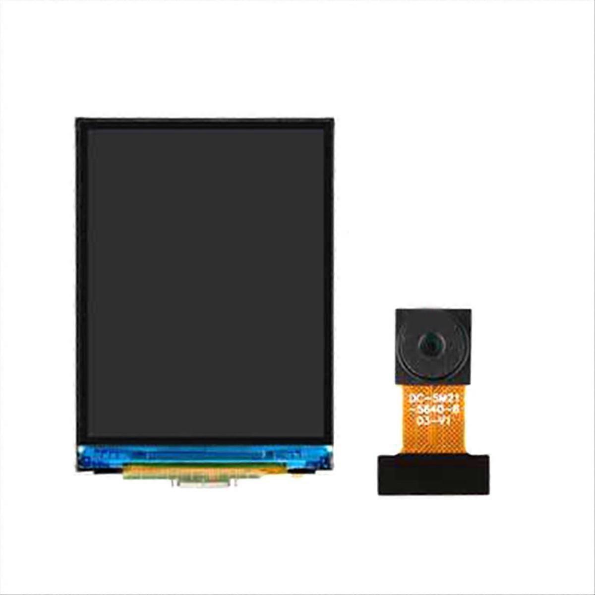 Placa de desenvolvimento Waveshare ESP32-S3 com tela de 2 polegadas OV5640-5MP Câmera QMI8658 Sensor para Arduin