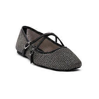 Steve Madden Blk Watchlist Ballerinas