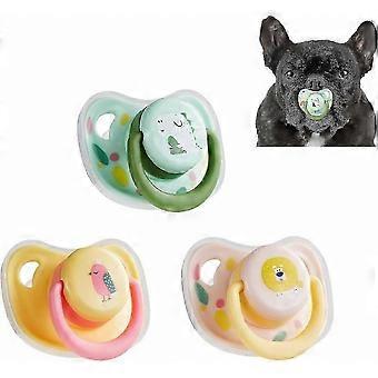 Jouets à mâcher en silicone pour petits chiens et chatons, lot de 3 sucettes pour animaux de compagnie