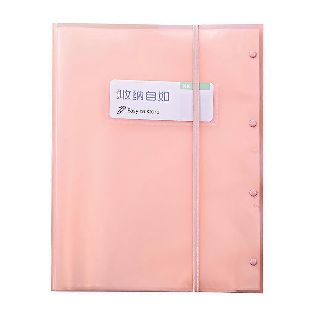 A3 Document Organizer File Folder for Storage Use 3Pcs Pink Filing Folder