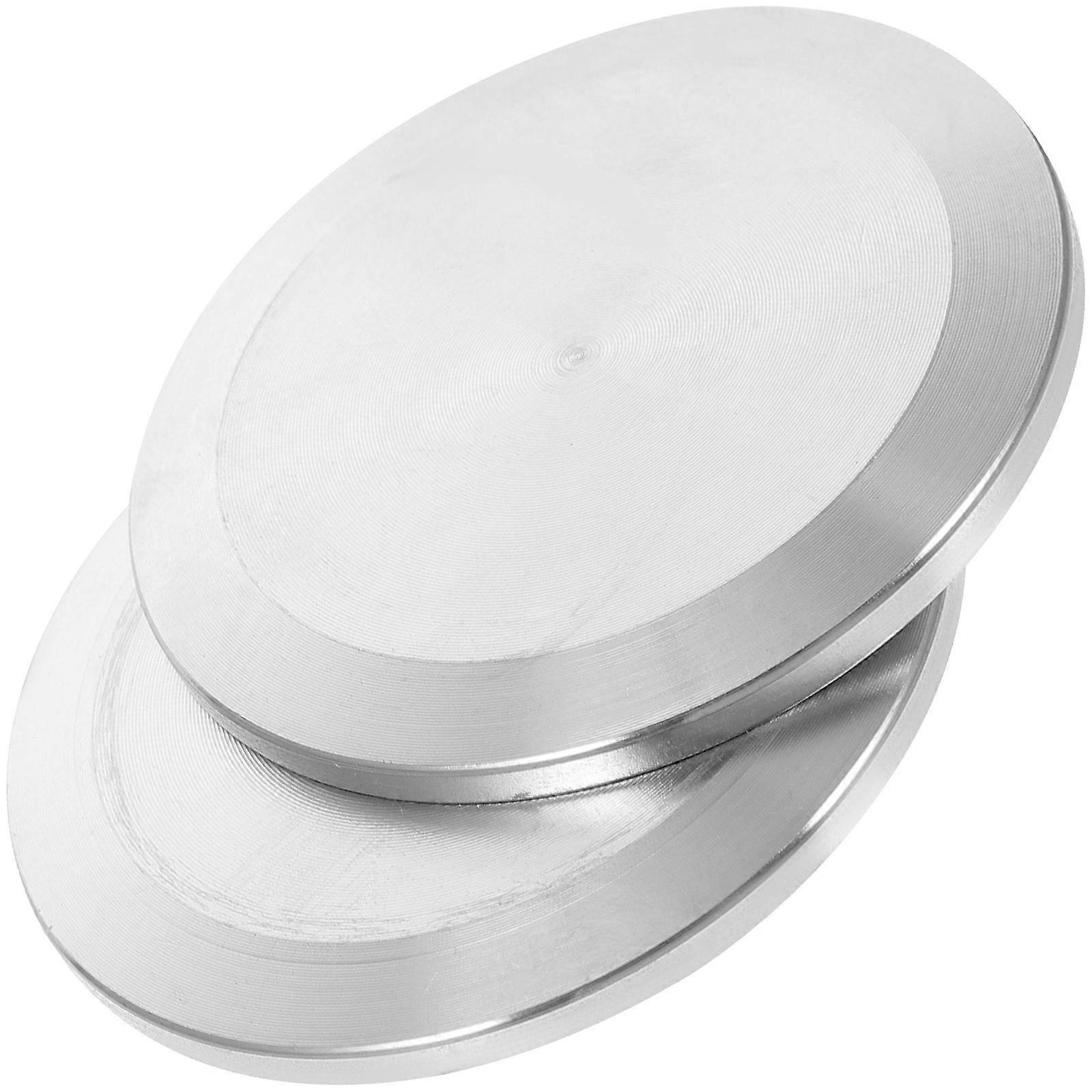 Sanitary Fitting Caps End Caps Function 6Pcs Silver Steel Tri-Clamp