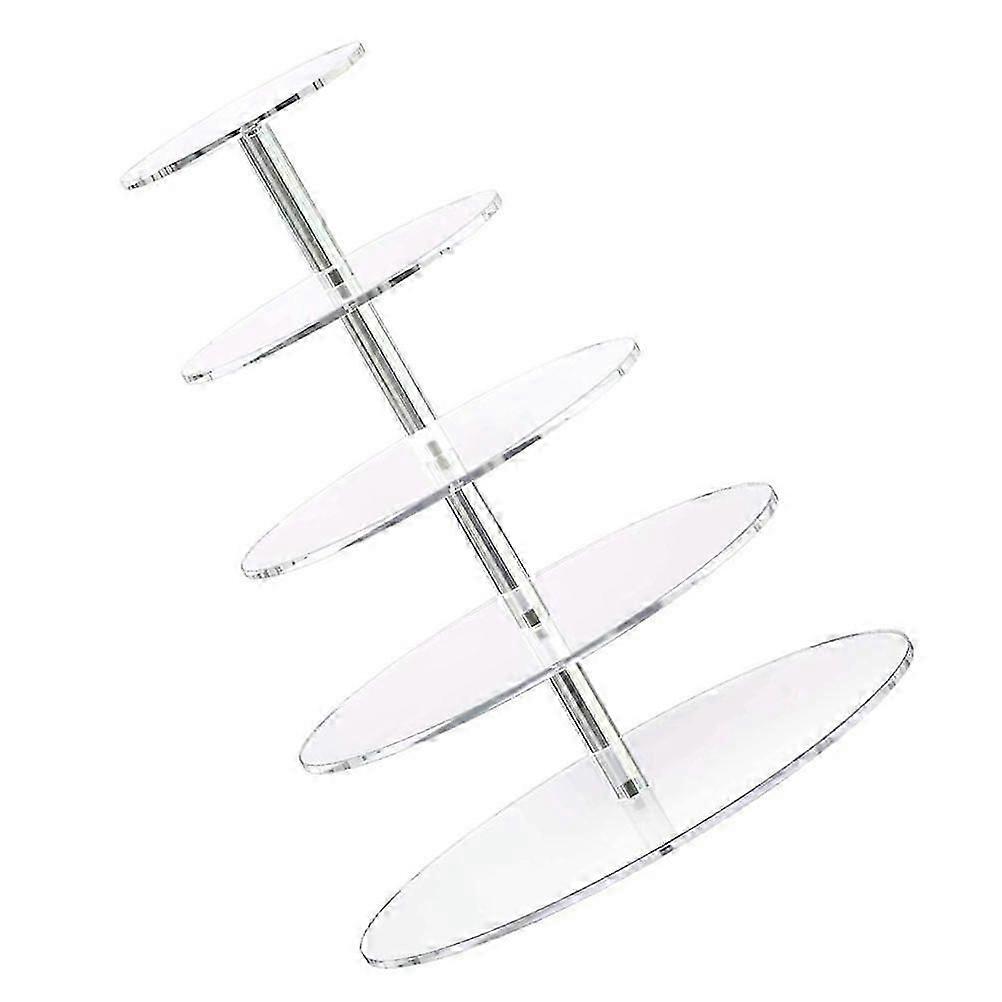1pc Five-layer Wedding Cake Stand Multi-layer Dessert Macaron Cupcake Stand