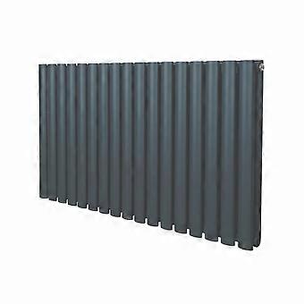 Oval Column Radiator 600mm x 1020mm Modern Designer Double Panel Central Heating Heater Matt