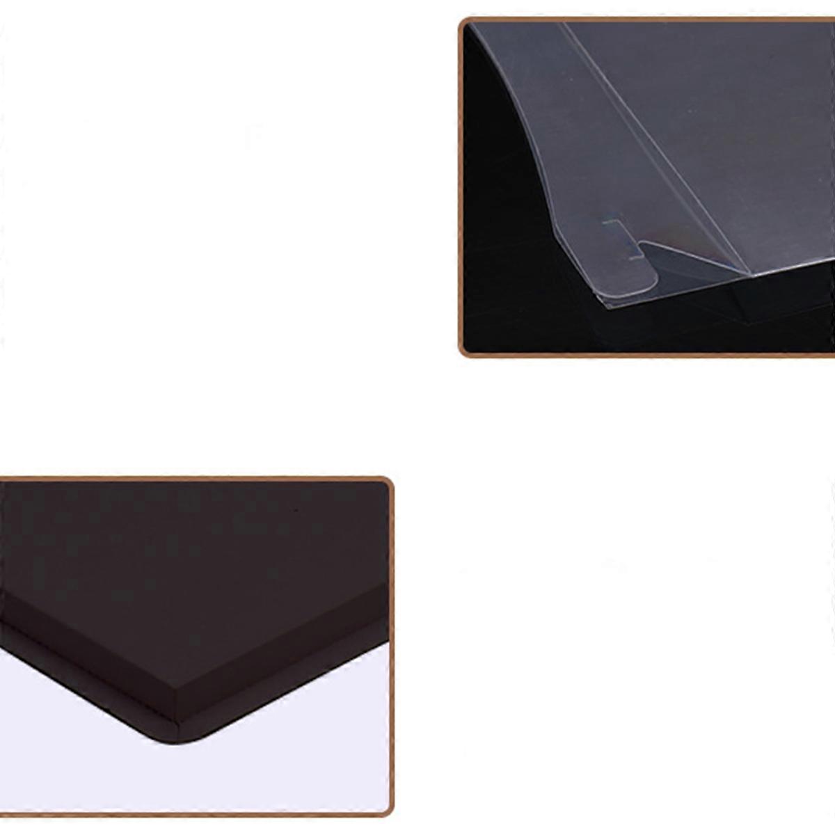 Cake Boxes Transparent Square Cake Display Box for Storage Use Black