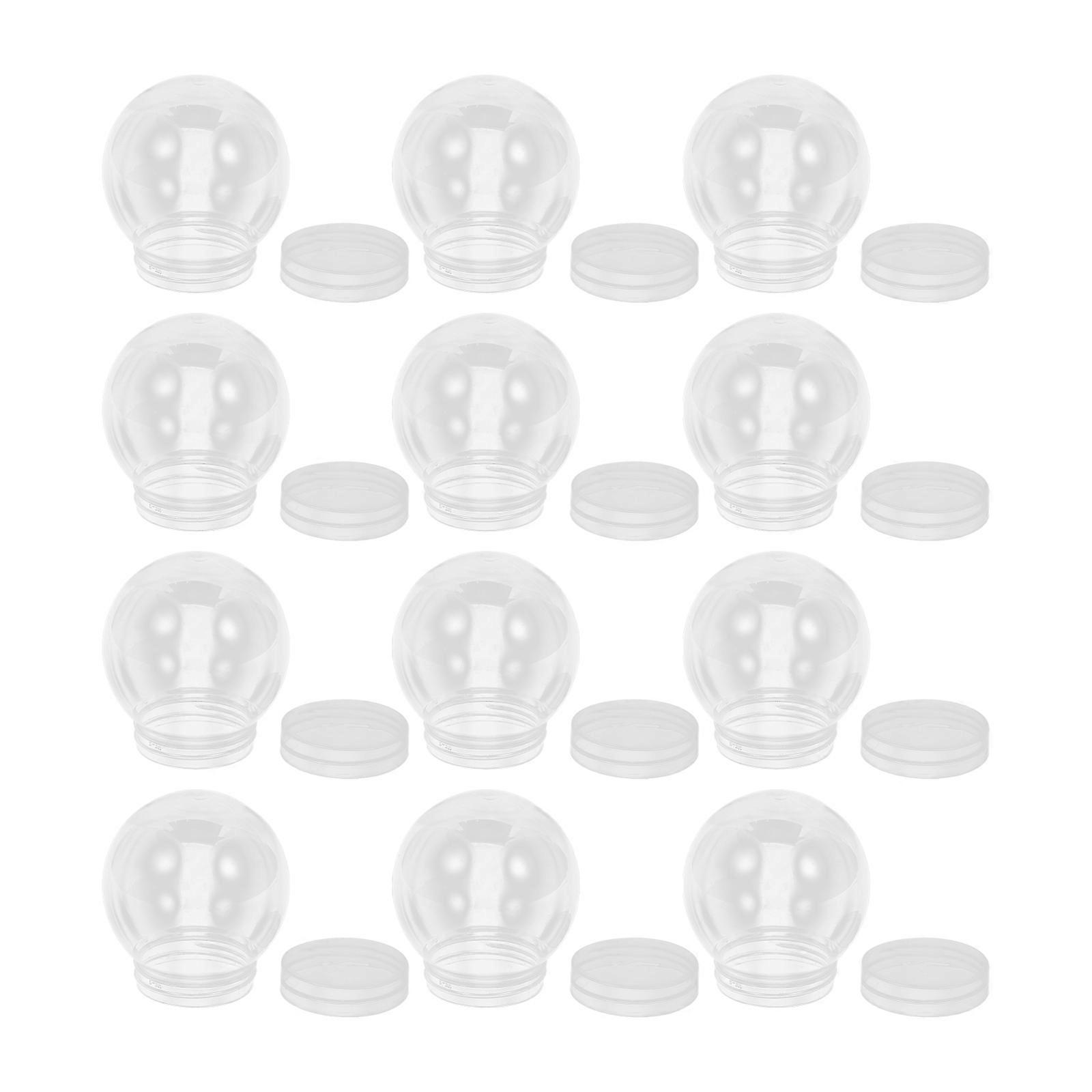 Snow Candy Globe Plastic Container for Storage 12Pcs Set