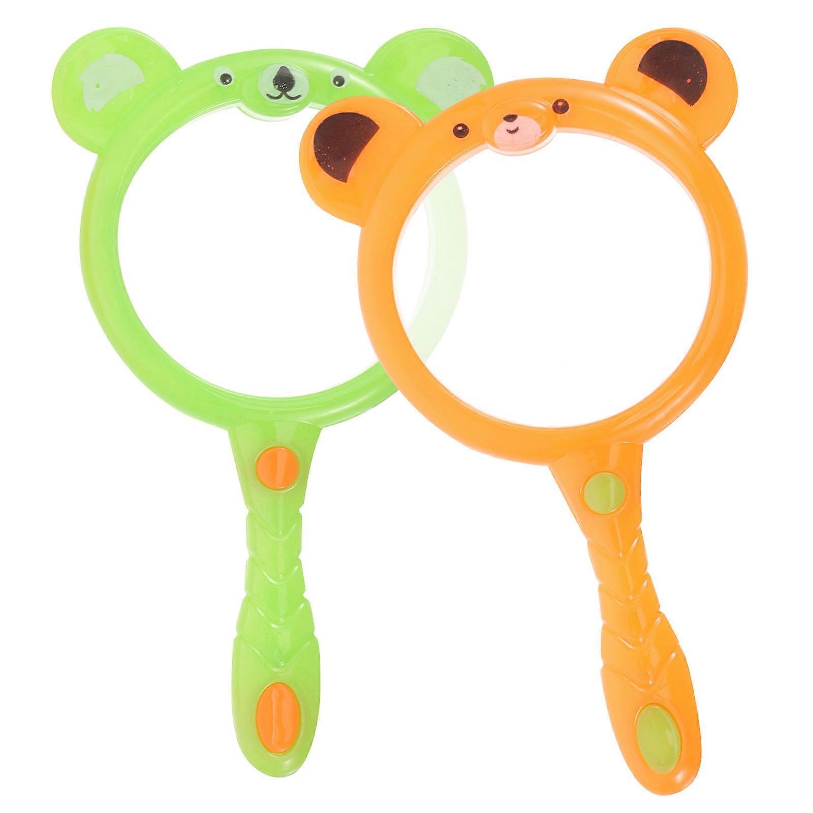 Kids Explore Magnifier Handheld Tool for Science Learning 2Pcs