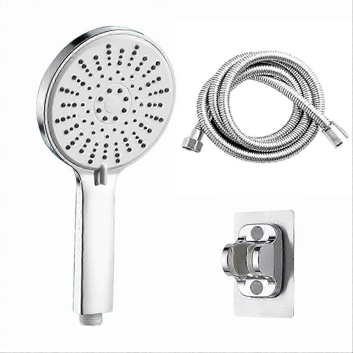 12cm Panel Shower Head Pressurised Fivespeed Adjustable Shower