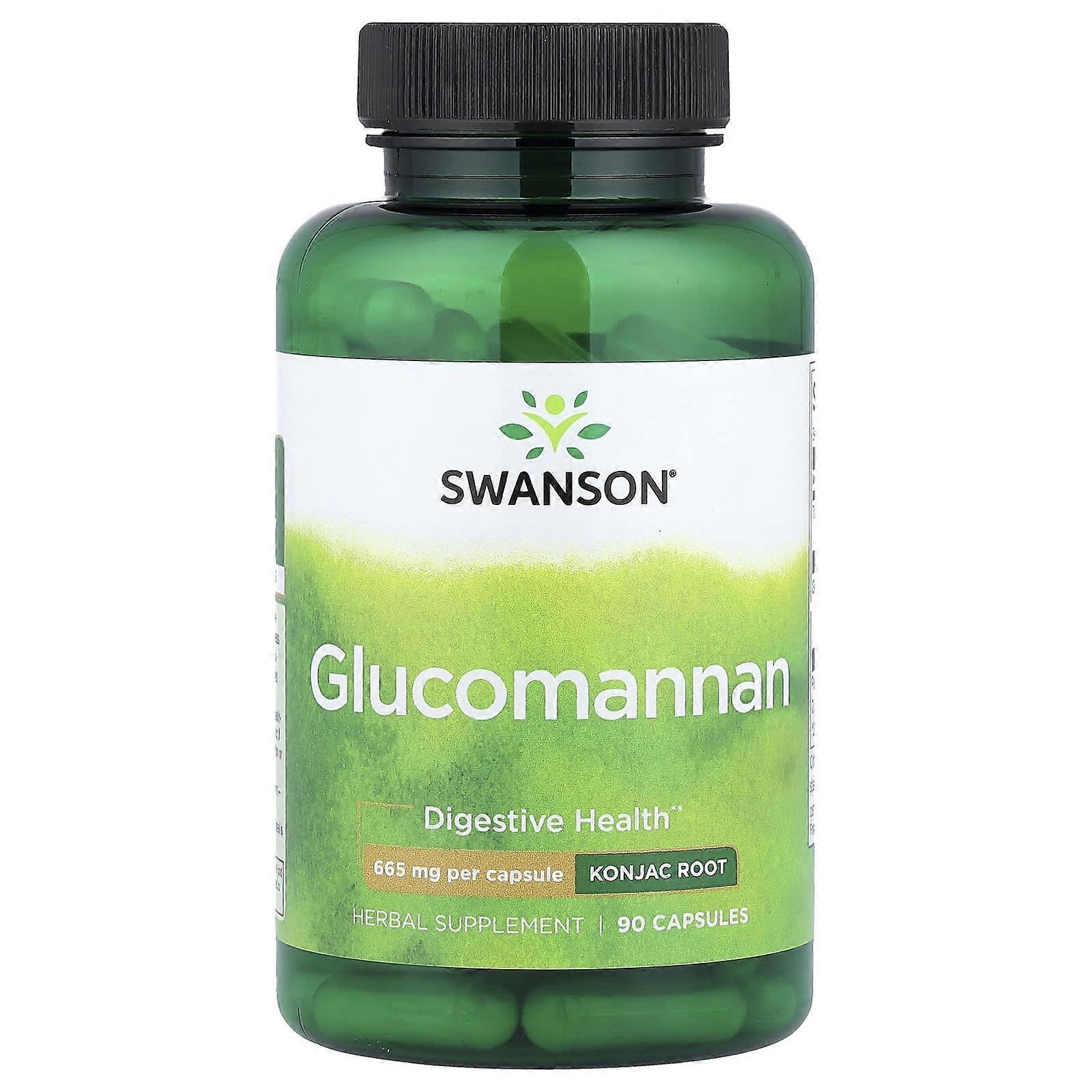 Swanson, Glucomannan, 665 mg, 90 Capsules, 3-Pack