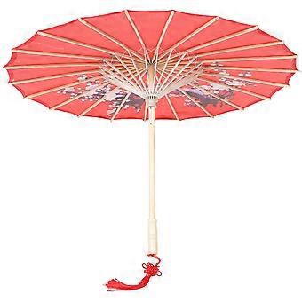 Classical Silk Umbrella Prop for Decor Small Decorative Umbrella Stage