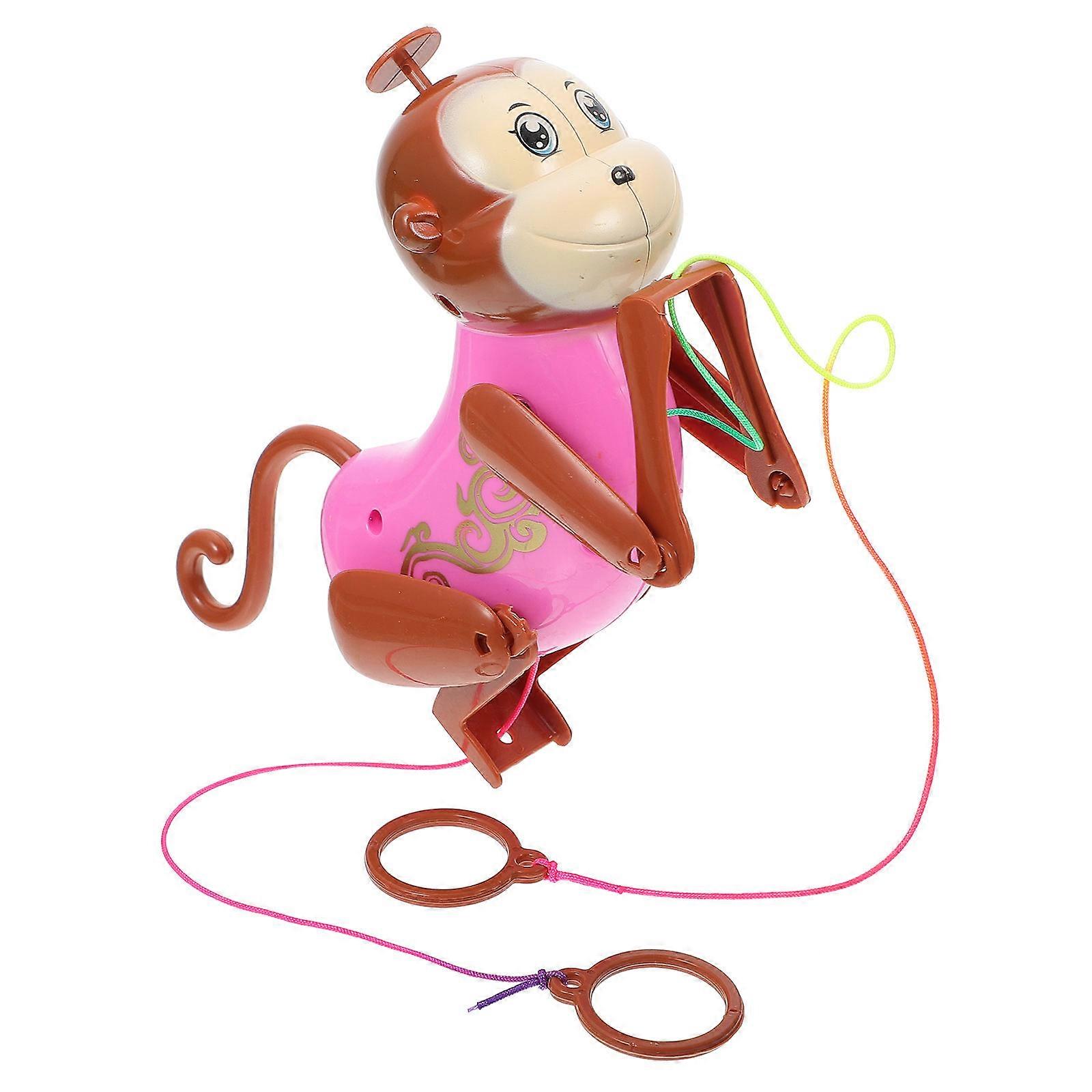 Children Pulling Toy Plastic Monkey for Climbing Rope