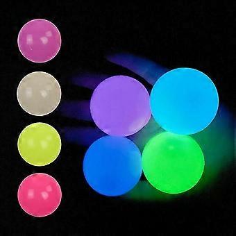 4pcs Crianças Sticky Wall Ball para alívio de estresse teto globbles brinquedos de alívio macio