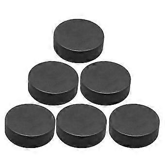Pu Sports Hockey Pucks Duurzaam ontwerp Realistisch gevoel Voor indoor training 6 stuks