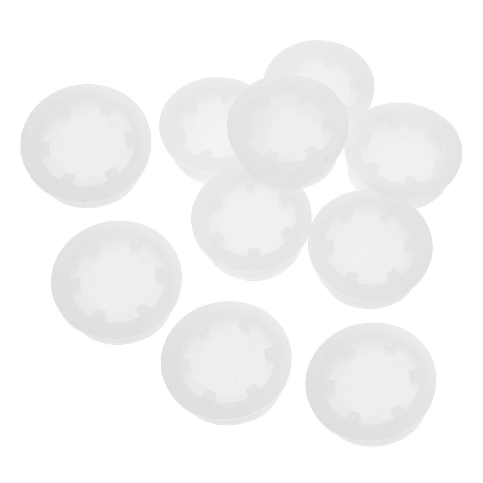 Plastic Drum Bung Plugs for Versatile Use 20Pcs White Barrel Caps