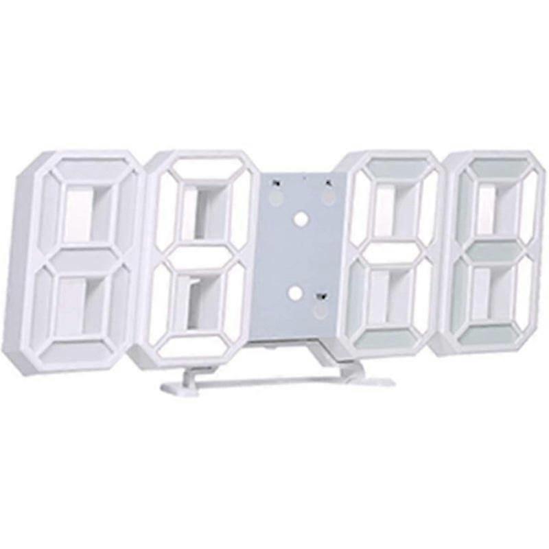 Digital Clock Large Digits, Large Led Table & Wall Clock, Segment Digits, Dimmable, Alarm Clock, 21.5 Cm (digital Clock For Setting Up)