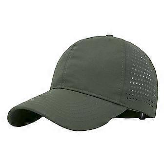 Cappello unisex Scava la protezione solare Primavera Estate Cappello da baseball traspirante regolabile per esterni Qinhai