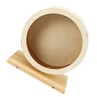Hamsterrad Spielzeug Hölzerner Igel Laufrad Mute Design Kleines Haustier Laufspielzeug