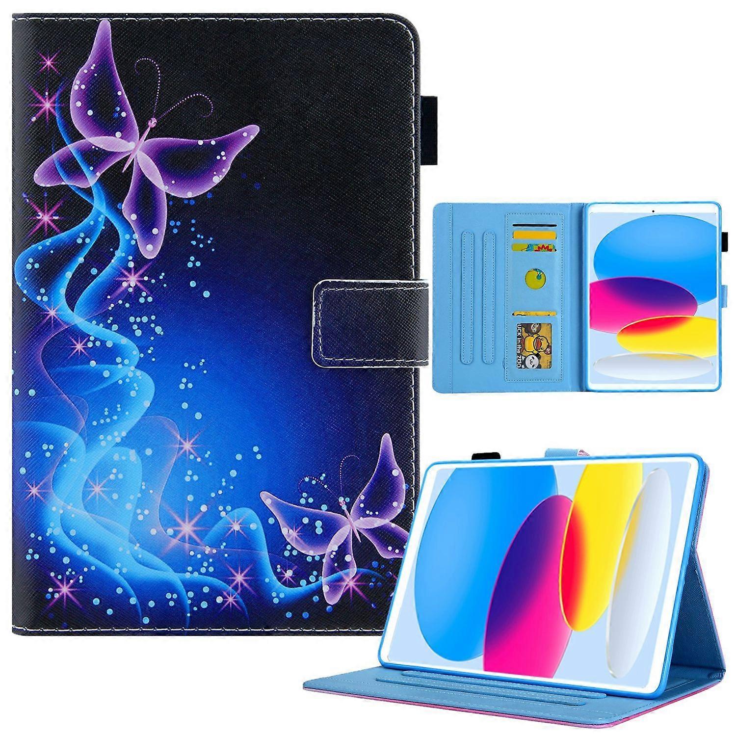For Apple iPad 10.9 2022 10th Gen Faux Leather Tablet Case Design 31 Cover Cases