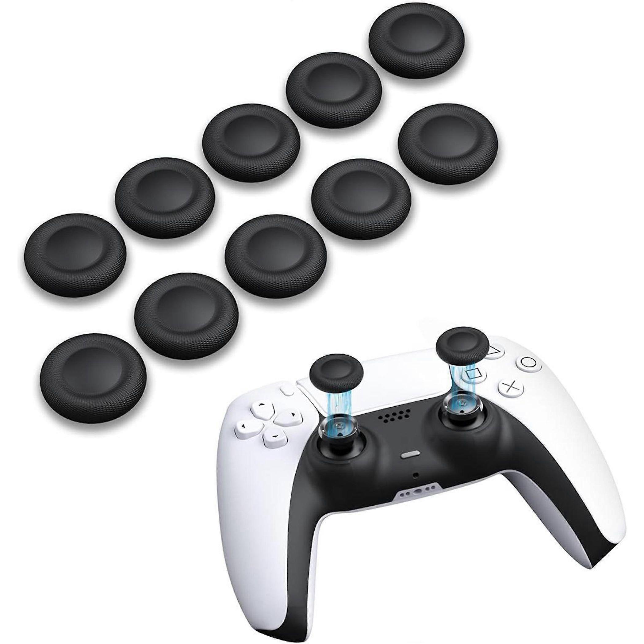 10x Joystick Replacement Thumb Grip Caps for PS5 / PS4 Controller Console Accessories