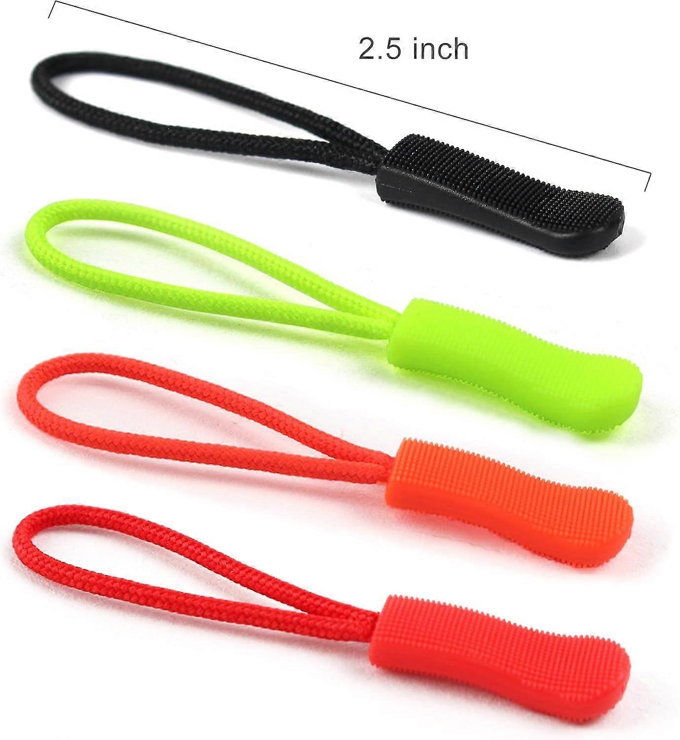 20PCS Zipper Pull - Zipper Pulls Replacement, Fluorescent Zipper Pulls, Bright Zipper Puller Helper, Zipper Pull Puller, Replacement Zipper Pulls Tab,