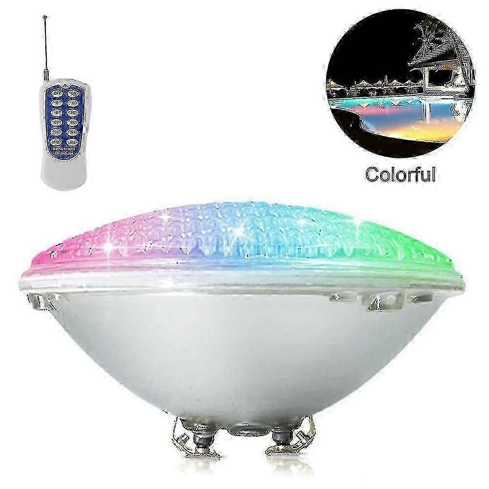 LED-poolbelysning, 18w Par56 RGB-poolbelysning