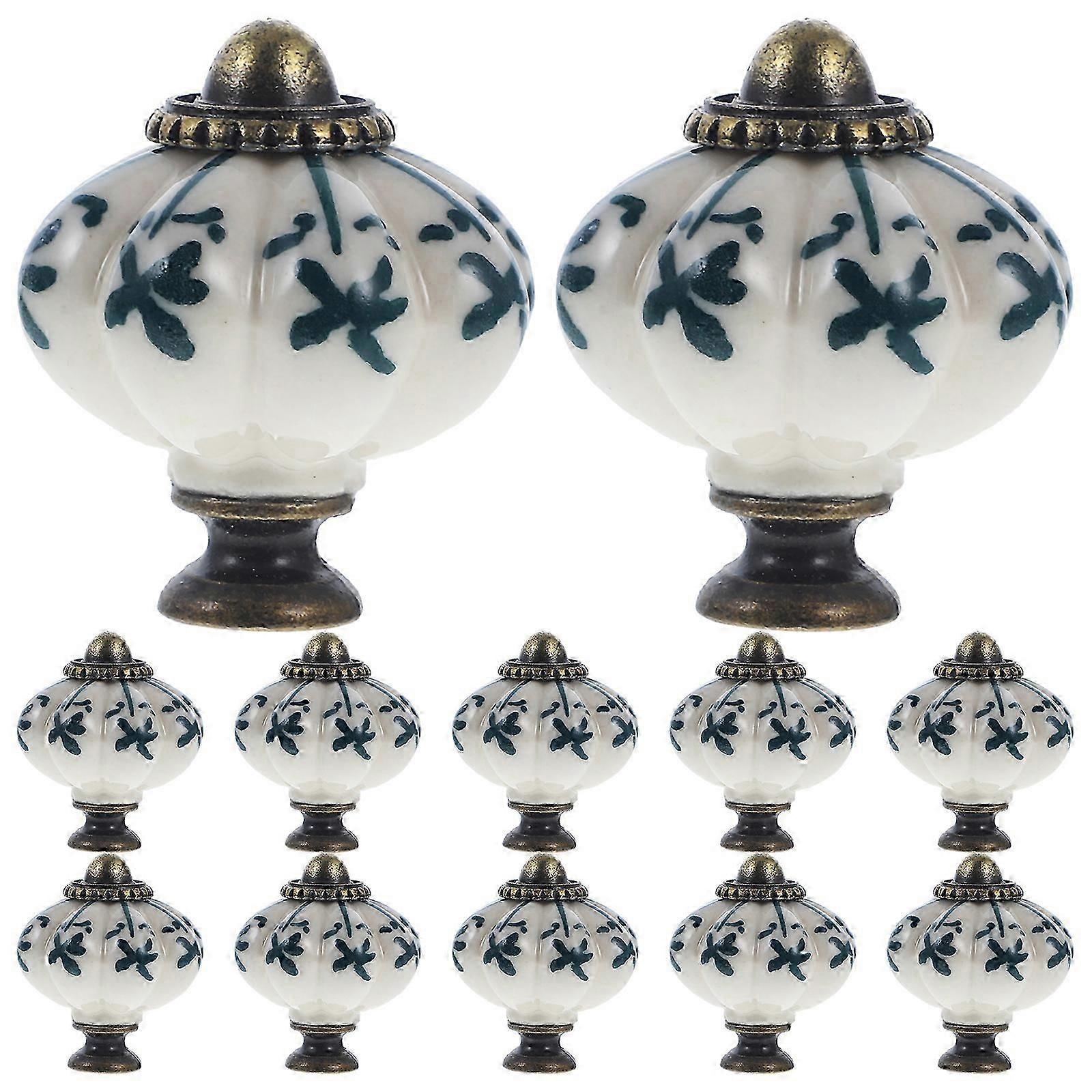 12Pcs Drawer Knobs Vintage Pumpkin Design Drawer Knobs Vintage Knobs Vintage Dresser Knobs