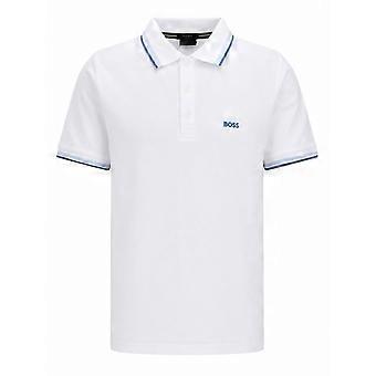 Men's Hugo Boss Athleisure Hugo Boss White Paddy Polo Shirt