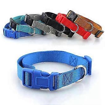 Dog Collar Nylon Strong Adjustable Soft Cat Multicolour Pupy Small Pet UK Stock 26-27