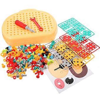 Educational Nut DIY Toy Kids Tool Set for Playing 1Set in Assorted Colors