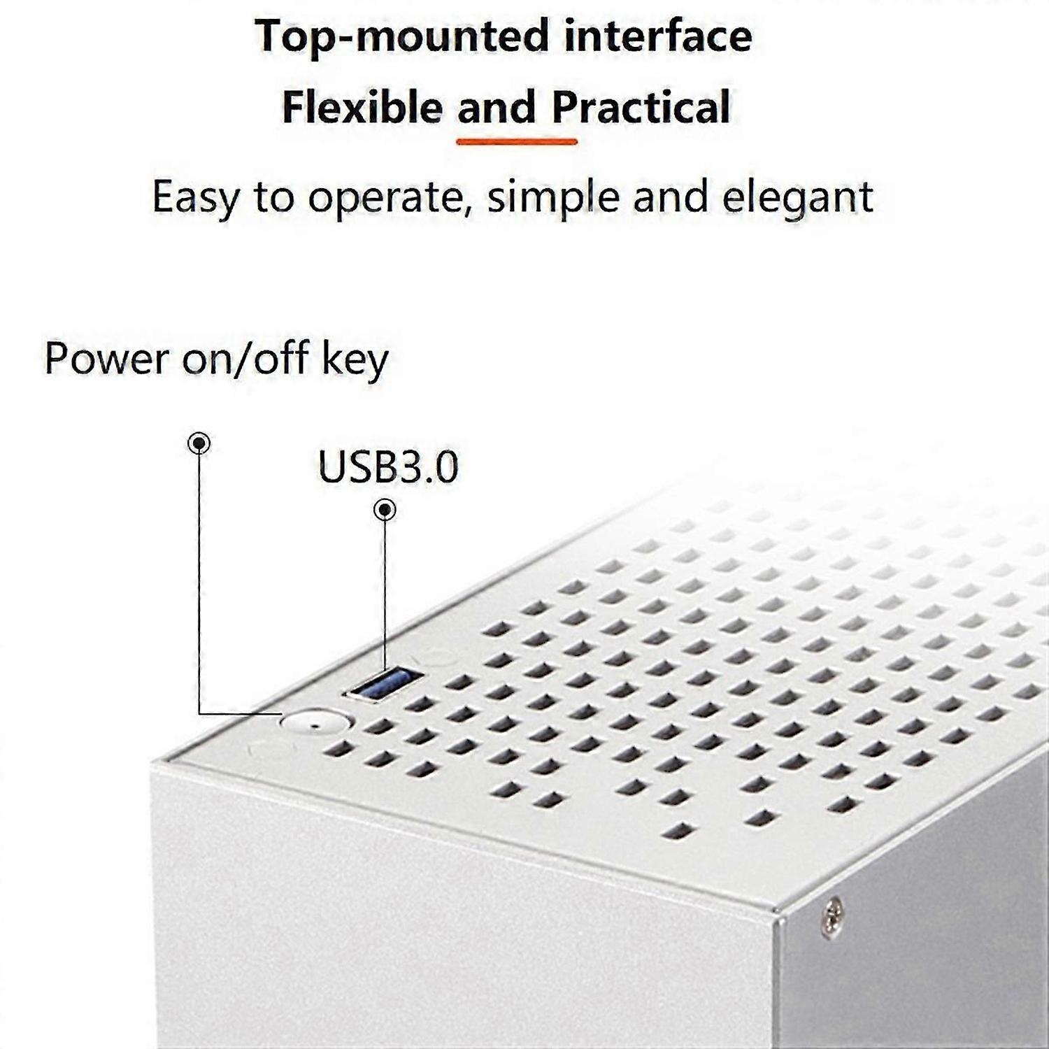A07 Mini ITX Computer Case Chassis HTPC Host Case USB3.0 ITX Enclosure Personal Computer Chassis Des