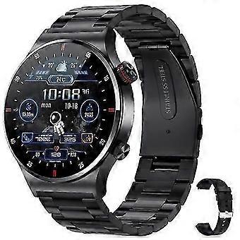 Men's Dial Call Smart Watch NFC Heart Rate Monitor Steel Sport Fitness Tracker