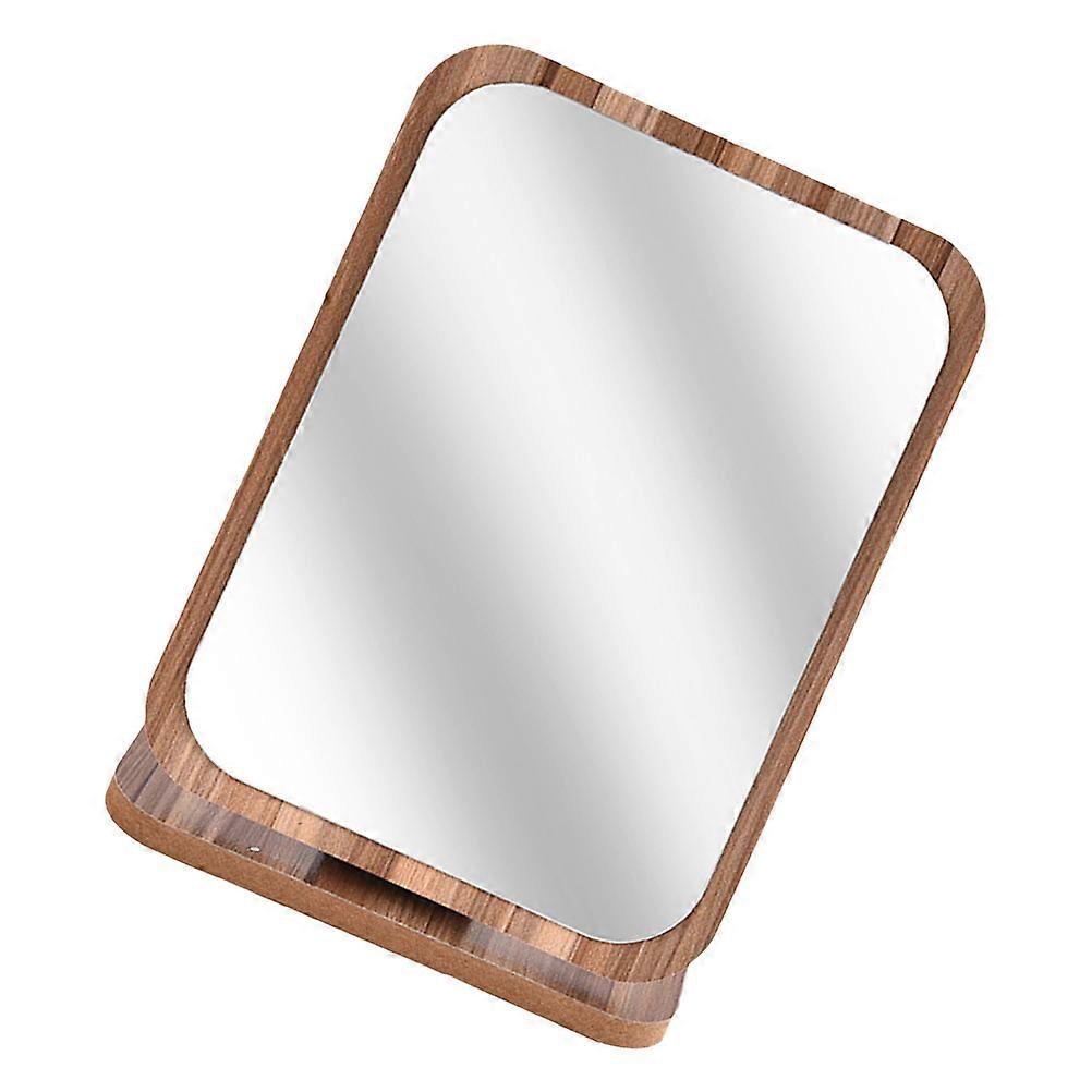 Desktop Rotatable Folding Mirror Creative Simple Tabletop Mirror Bedroom Mirror