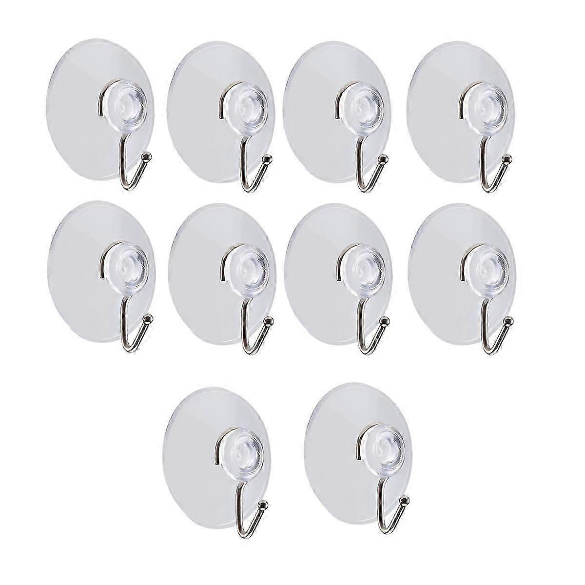 10 parent suction cup suction cup hook clothes jacket metal hook [MI]