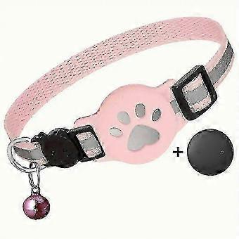 NEW No Monthly Fee GPS Tracker for Cats, Works with Airtag & Androids, Reflective Waterproof Collar with Safety Buckle