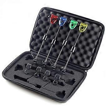 4 Pieces Fishing Swinger with Case Illuminated Tackle Visible for Carp Fishermen
