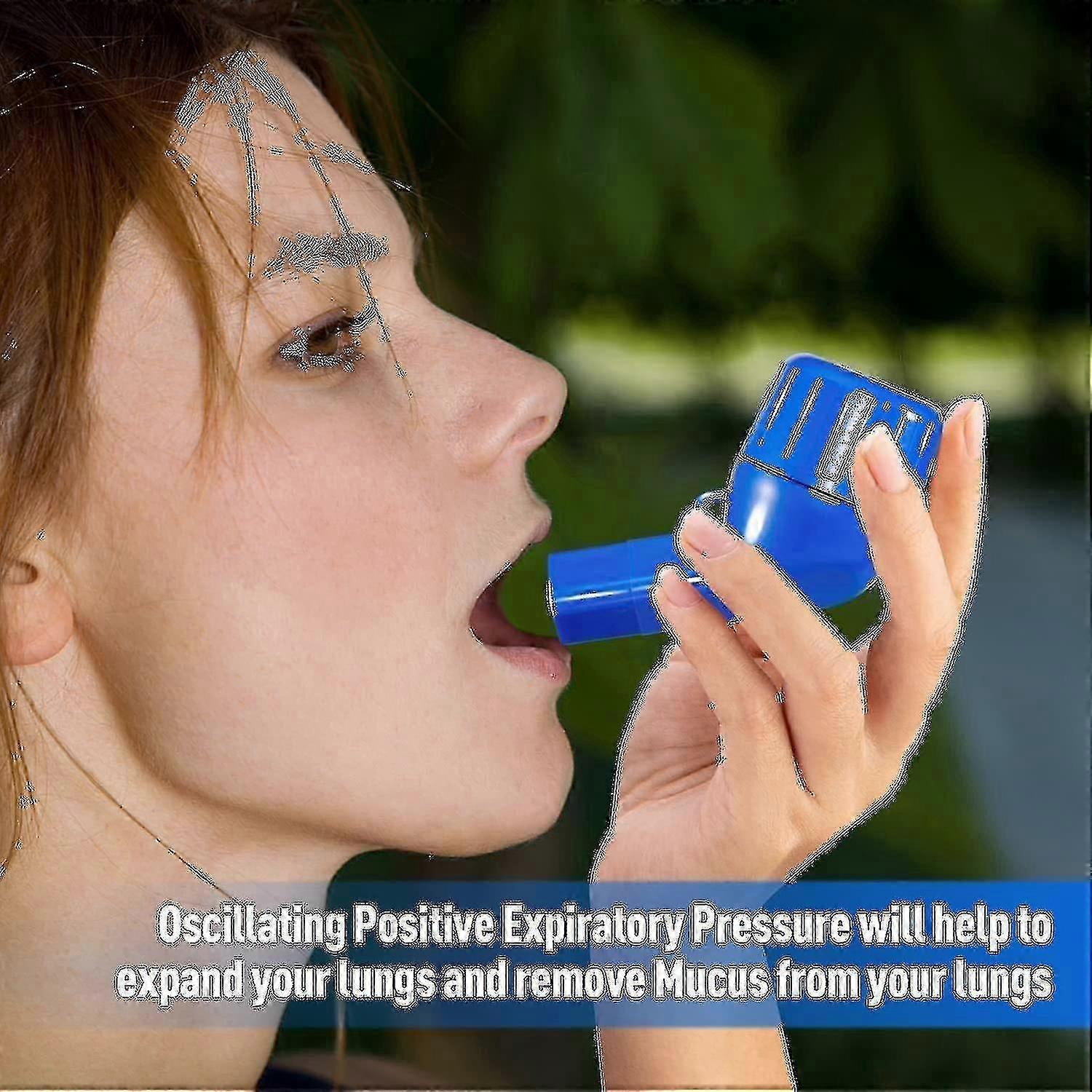 breathing device to help remove mucus effectively