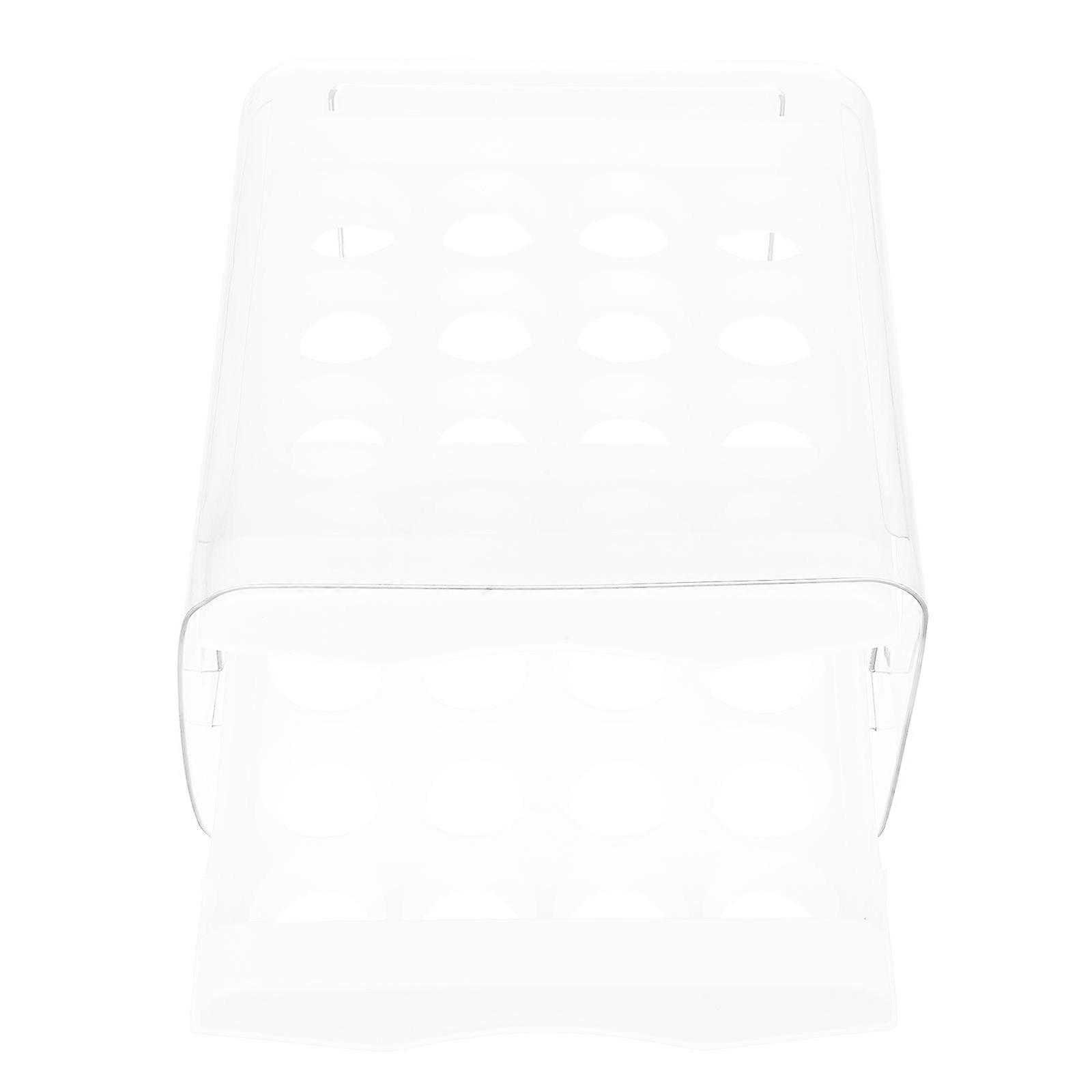 Chicken Egg Storage Box Double Layer Egg Holder for Refrigerator Kitchen Use