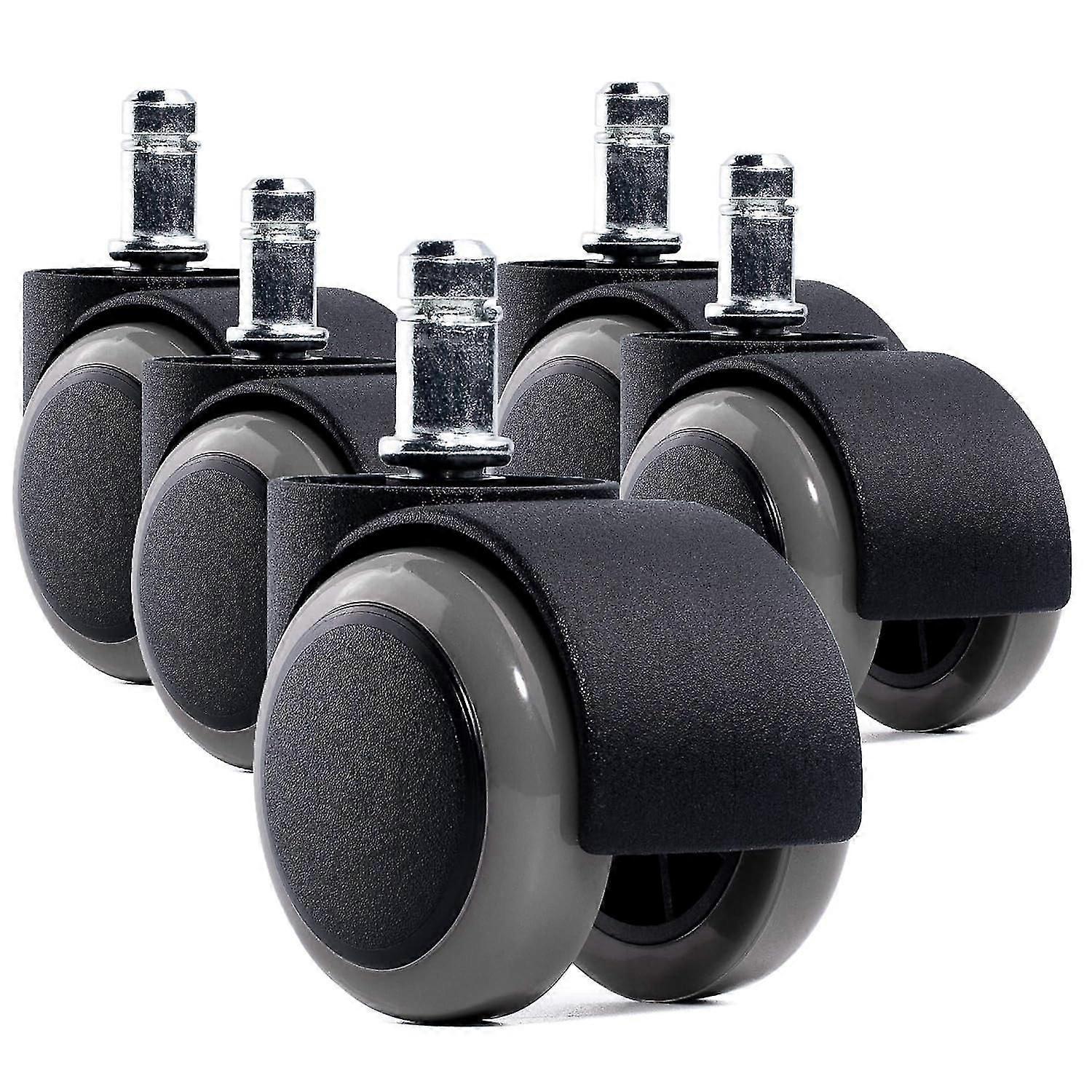 5 pyörää työtuoleille 11 mm