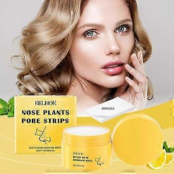 2 stuks mee-eterverwijderende neusstrips, reinigen mild de poriën van de T-zone, verwijderen acne, hydrateren de huid, afneembaar neusmasker