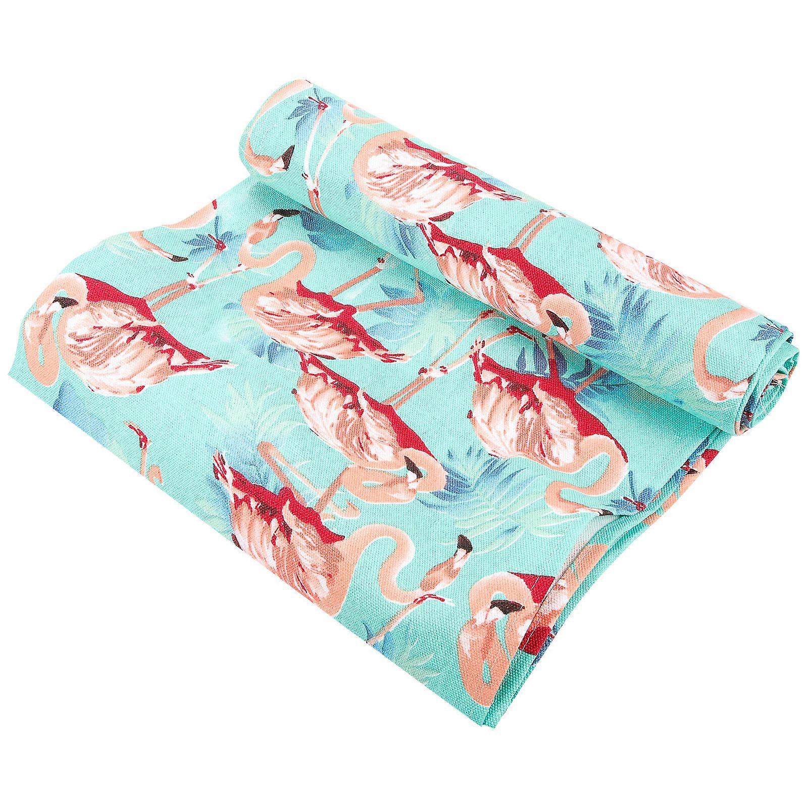 Flamingo Table Runner for Decoration 4Pcs Summer Dining Kitchen Table Runner